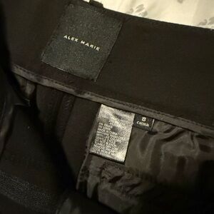 Alex Marie Elegant Black Dress Pants